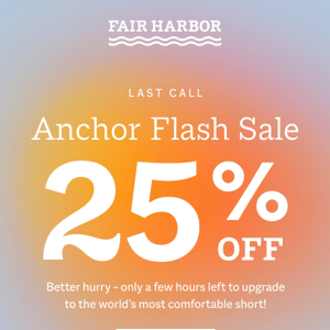 LAST CHANCE: 25% Off Anchor Shorts
