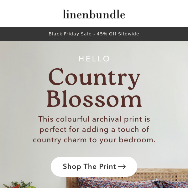 Meet Our New Print: Country Blossom