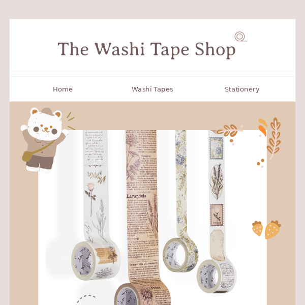 🥳New Washi Tapes! Summer 2022 collection is here.