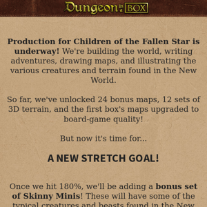 Time for another epic stretch goal!