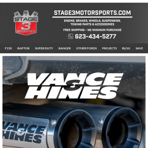 Step up the Sound of Your V8 With Vance & Hines Exhaust