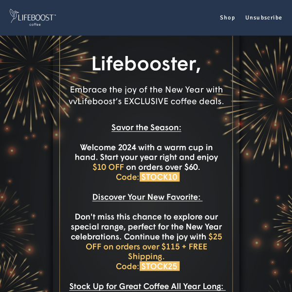Begin the New Year with Lifeboost!