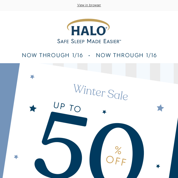 ❄️ WINTER SALE - up to 50% off!