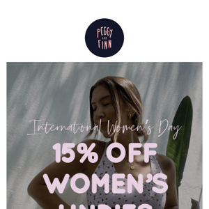 💜 Celebrate IWD: 15% Off Women's Today! 💜