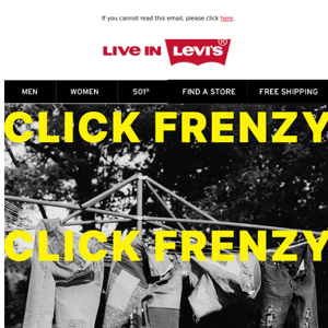 CLICK FRENZY 25% off! Let’s GO!