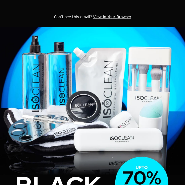 Iso Clean Up To 70% Off With ISOCLEAN Black Friday Deals