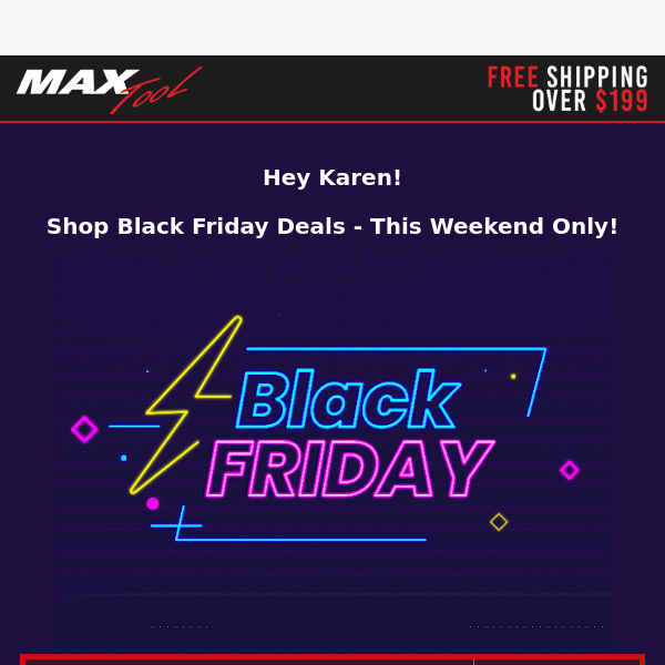 Don't Miss Out on MaxTool's Black Friday Deals 🚨