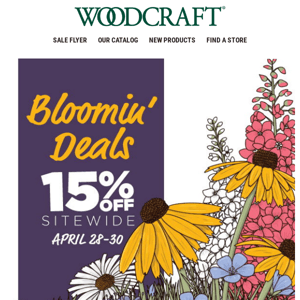 🌻 Bloomin' Deals Start Today—15% Off Your Faves—Storewide! 🌻