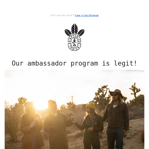 Our Ambassador Program is Legit