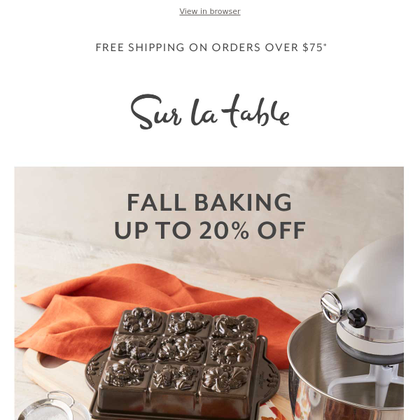 🥧 Save big on fall baking favorites and more.
