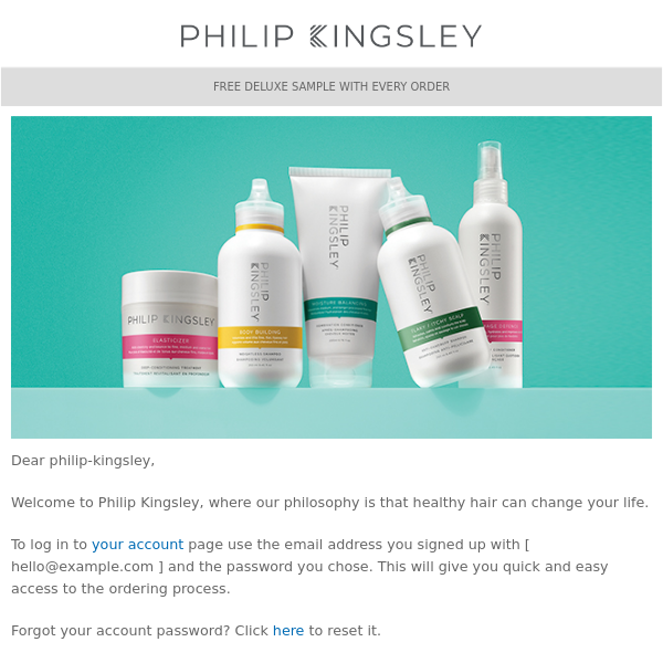 Welcome to Philip Kingsley