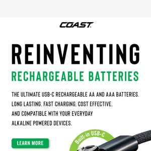 Save with Rechargeable: ZXAA & ZXAA Batteries