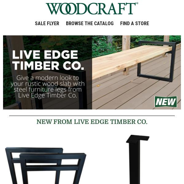 Just Added! New Stuff from Live Edge Timber
