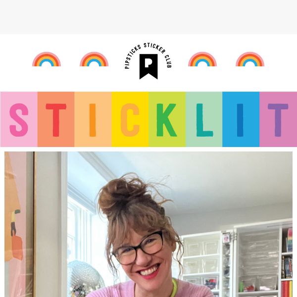 March Sticklit: No socks and happymail 💌