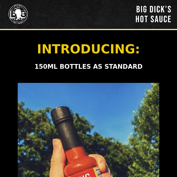NEW! 🖤🌶️ 150ml Bottles of goodness