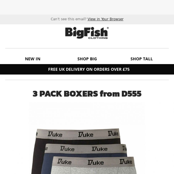 Stay Comfortable with D555 Boxers