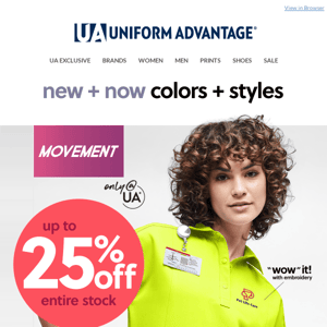 New + Now! Up to 25% on Movement by Butter-Soft