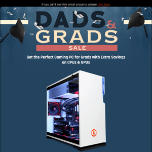 ✔ Get the Perfect Gaming PC for Grads with Extra Savings on CPUs & GPUs