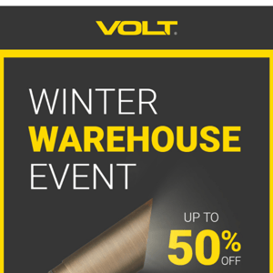 Winter Warehouse Event starts now - Save up to 50% off clearance!