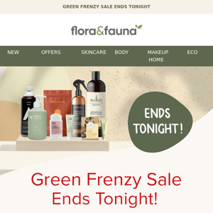 LAST CHANCE: Green Frenzy Sale Ends Tonight! 💚