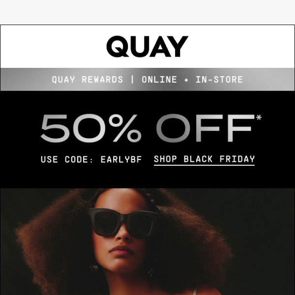 QUAY AUSTRALIA: VIP EARLY ACCESS 🔐, UP TO 50% OFF ​