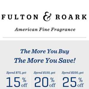 Want to save up to 25% on your purchase?
