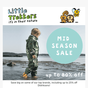 Mid Season Sale: Up to 25% off Didriksons