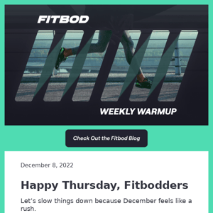 Grow muscle, fasted training, and get ripped. [Weekly Warmup]