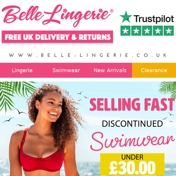 👙 SELLING FAST | Discontinued Swimwear Under £30!