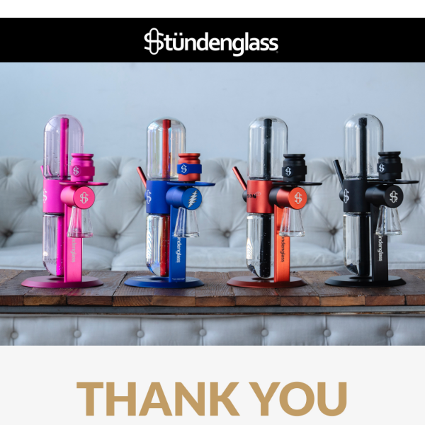 Thank You from Stündenglass!
