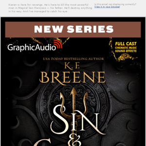 NEW SERIES! Demigods of San Francisco 1: Sin and Chocolate by K.F. Breene!