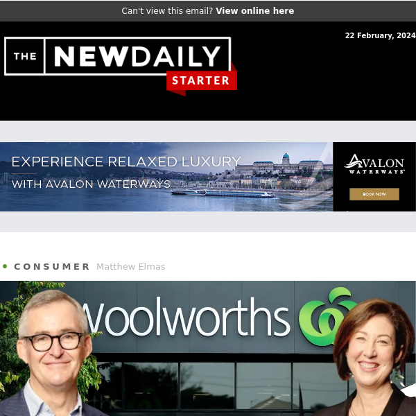 Woolworths challenge | Government failures | Triple murder charges | Assange court hearing | Longevity exercise