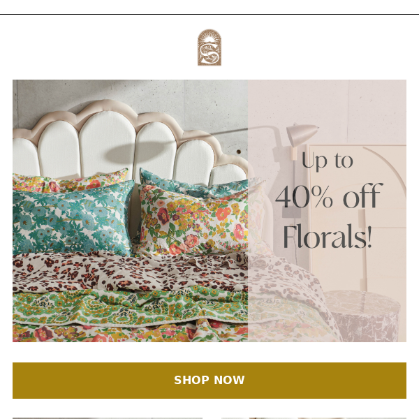 Up to 40% off Florals and Leopard