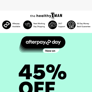 Afterpay Day sale extended for 12 hours! 🚨