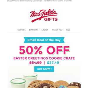 50% Off  The #1 Easter Gift