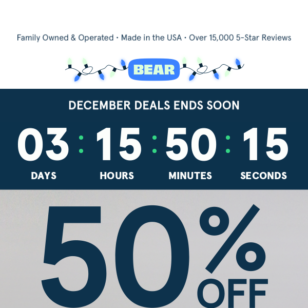 Time is Running Out on December Deals! ❄️