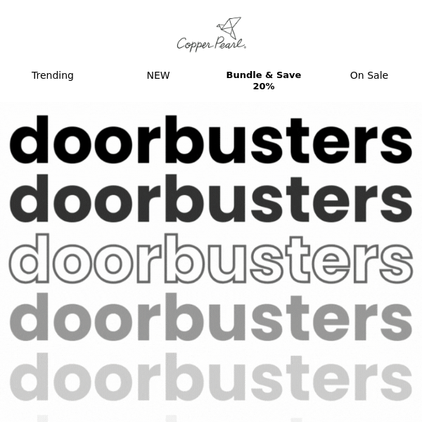 Over 75% OFF these adorable doorbusters