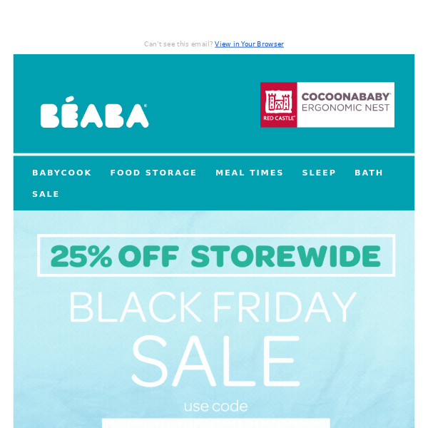 25% OFF #BLACKFRIDAY Blowout from BEABA! 📣