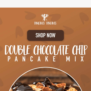 🍫 A healthier double chocolate pancake