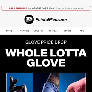 🔥 Stock up and Save: Glove Price Drop!