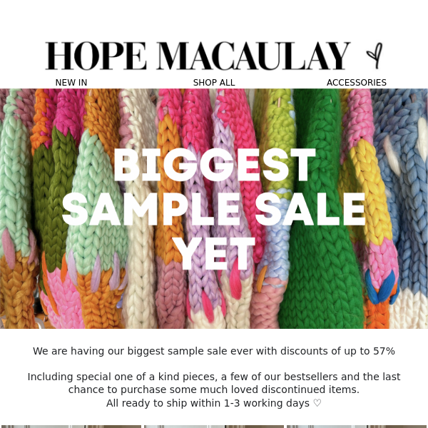 BIGGEST SAMPLE SALE YET 🚨