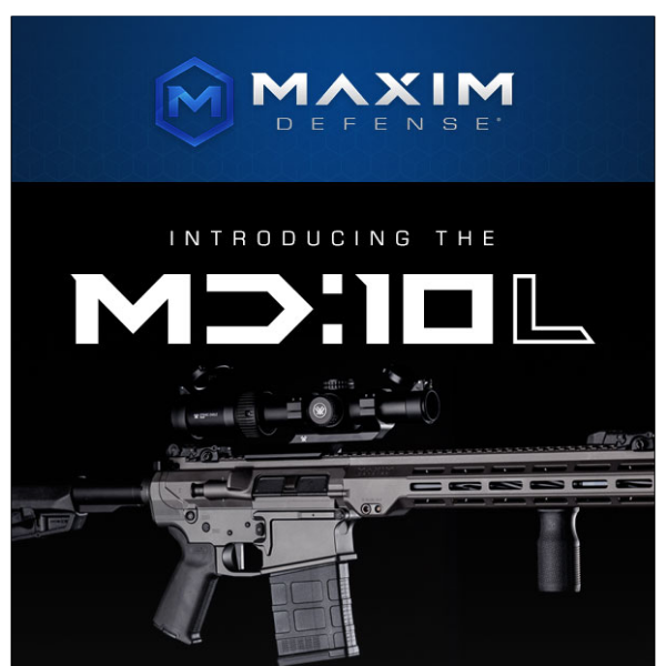 Introducing the NEW MD:10L Riffle with Special Introductory Offer