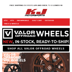 Now Available - Valor Offroad Wheels!