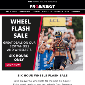 6 Hour Wheel Flash Sale!!