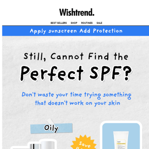 Still, Can't Find The Perfect SPF? 💭❓