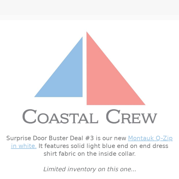 Surprise Door Buster Deal: 3 of 3 (NEW ITEM)
