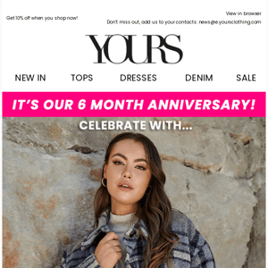 Yours Clothing UK, it's been 6 months already!