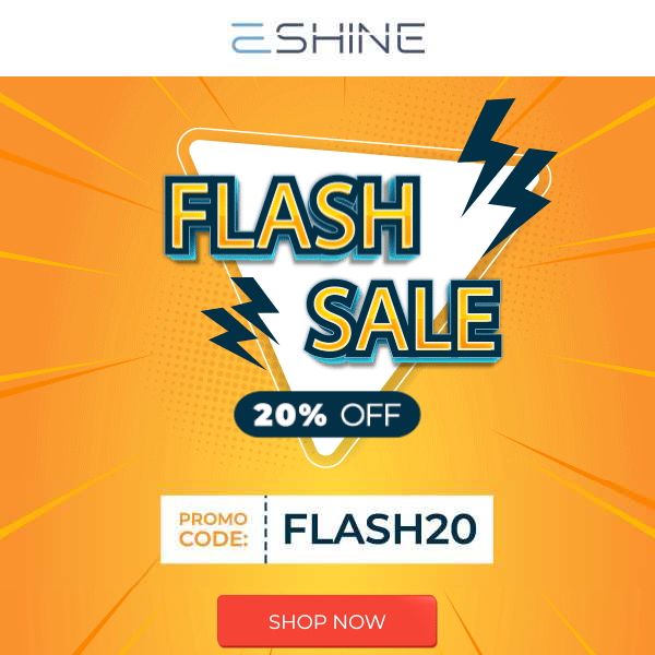 ⚡ Flash Sale is ON ⚡  Enjoy an Extra 20% OFF!