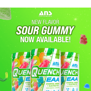 Finally! Quench EAA Sour Gummy is here!