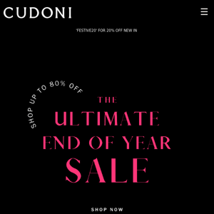 IT'S HERE! THE ULTIMATE END OF YEAR SALE  🎉